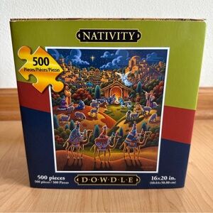 Dowdle 500-Piece Jigsaw Puzzle, “Nativity”, 16” x 20” (40.64 cm x 50.80 cm)